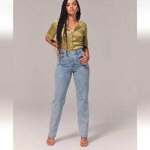 Abercrombie & Fitch The Dad High Rise Jean Curve Love size 27